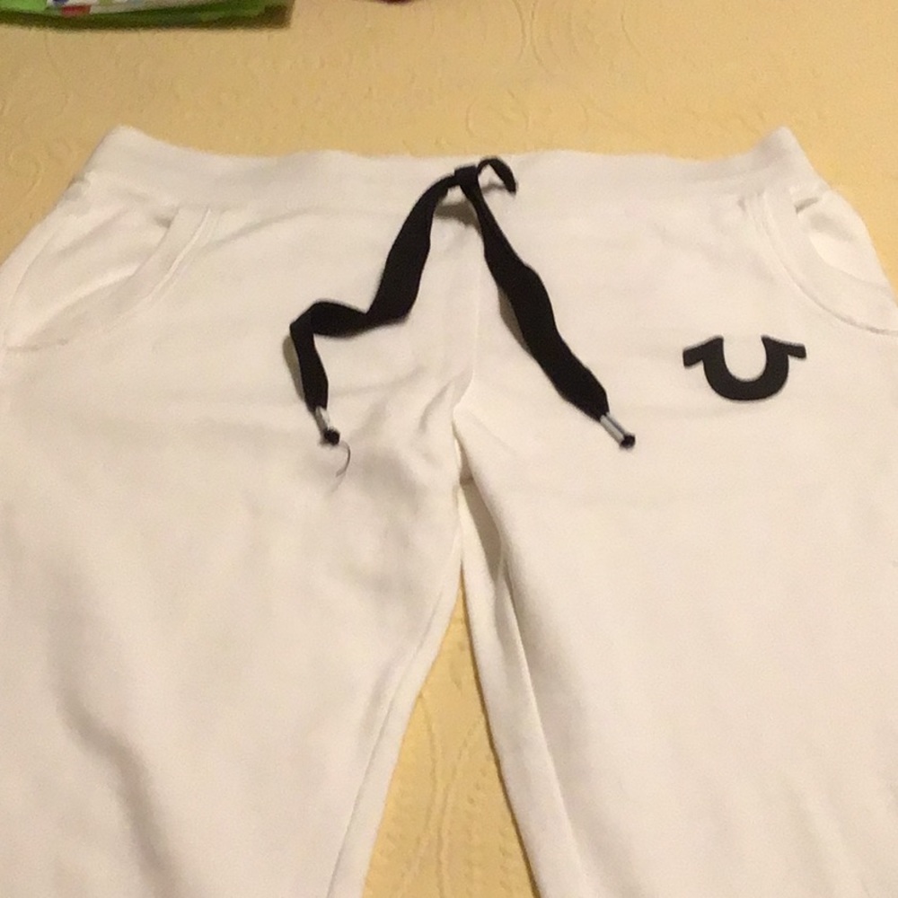 True Religion Sweatpants crop length, I think